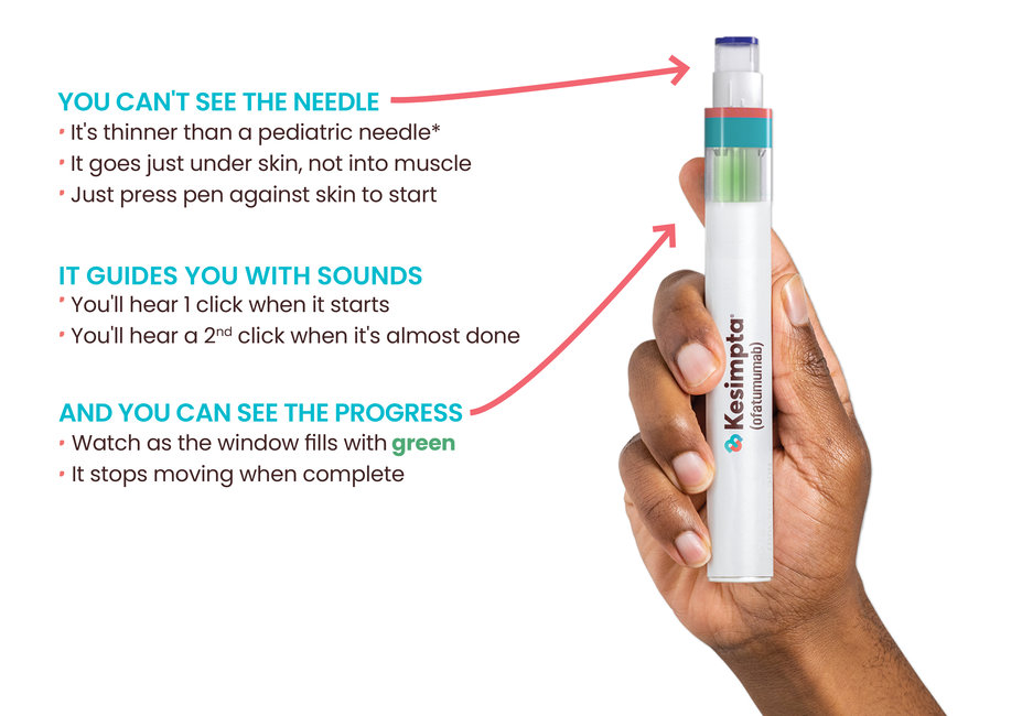 Image of hand holding pen with functions detailed