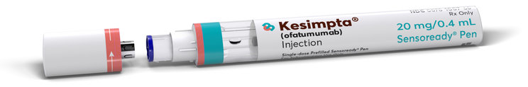 You can treat Relapsing MS in just 1 minute, once a month,* from the comfort of home.